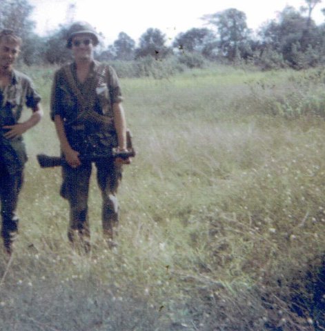 John Bailey, Tom Kreckel with M79 Grenade Launcher